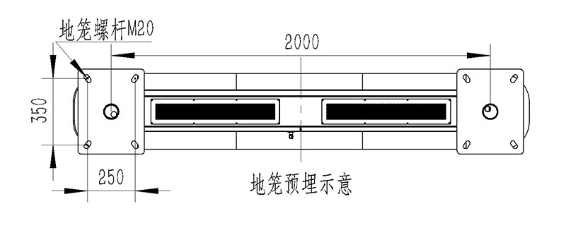 天然氧吧負氧離子在線監測系統地籠尺寸圖